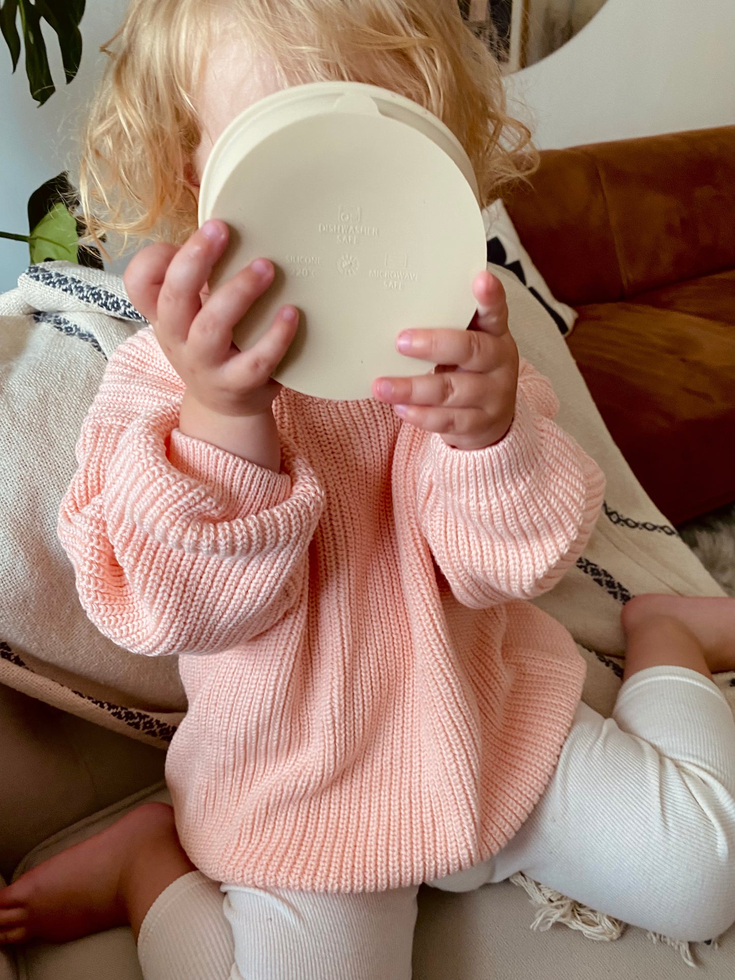 Cozy and Stylish Cotton Knit Sweaters for Toddlers in Beautiful Colors and Oversize Fit