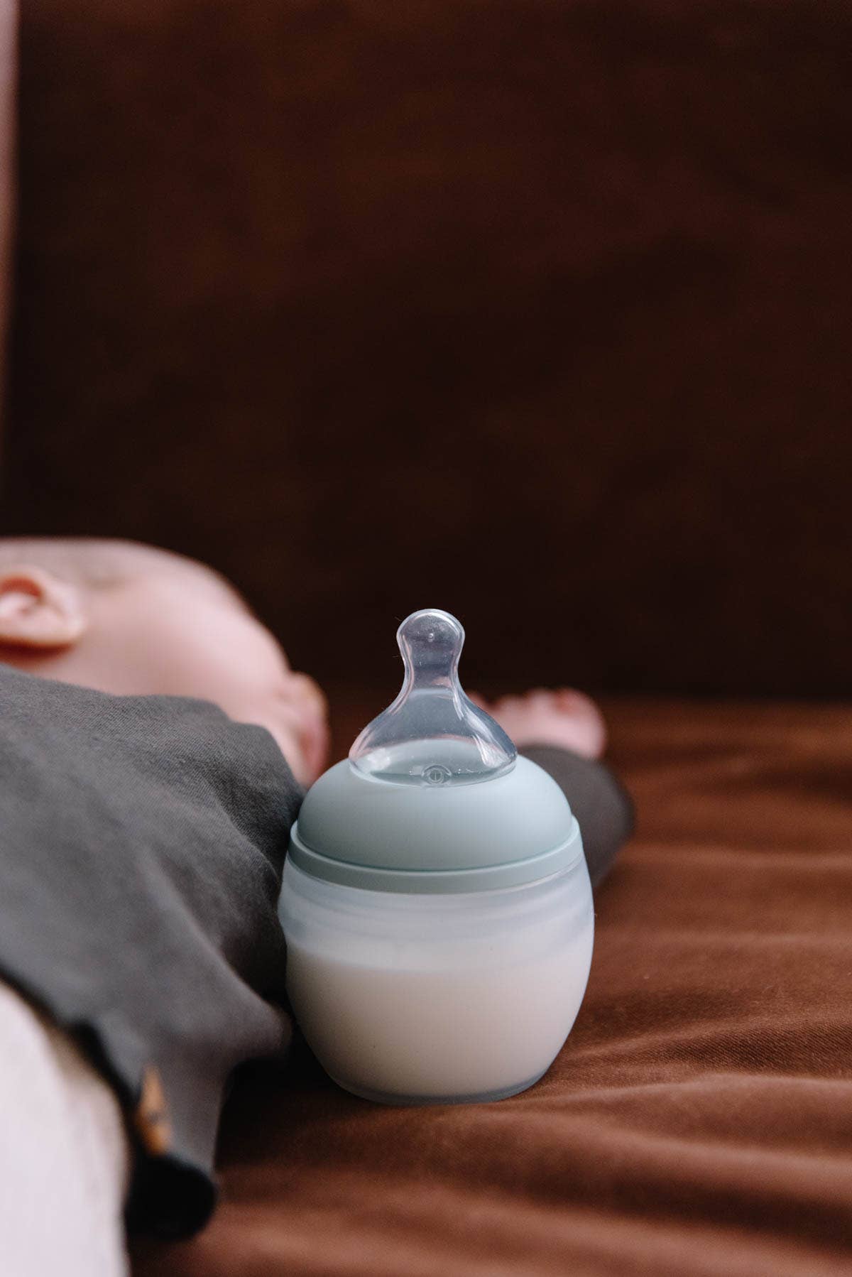 Nappflaska nyfödd Sand 150 ml (0–24 månader) – Élhea | BPA-fri & Antikolik
