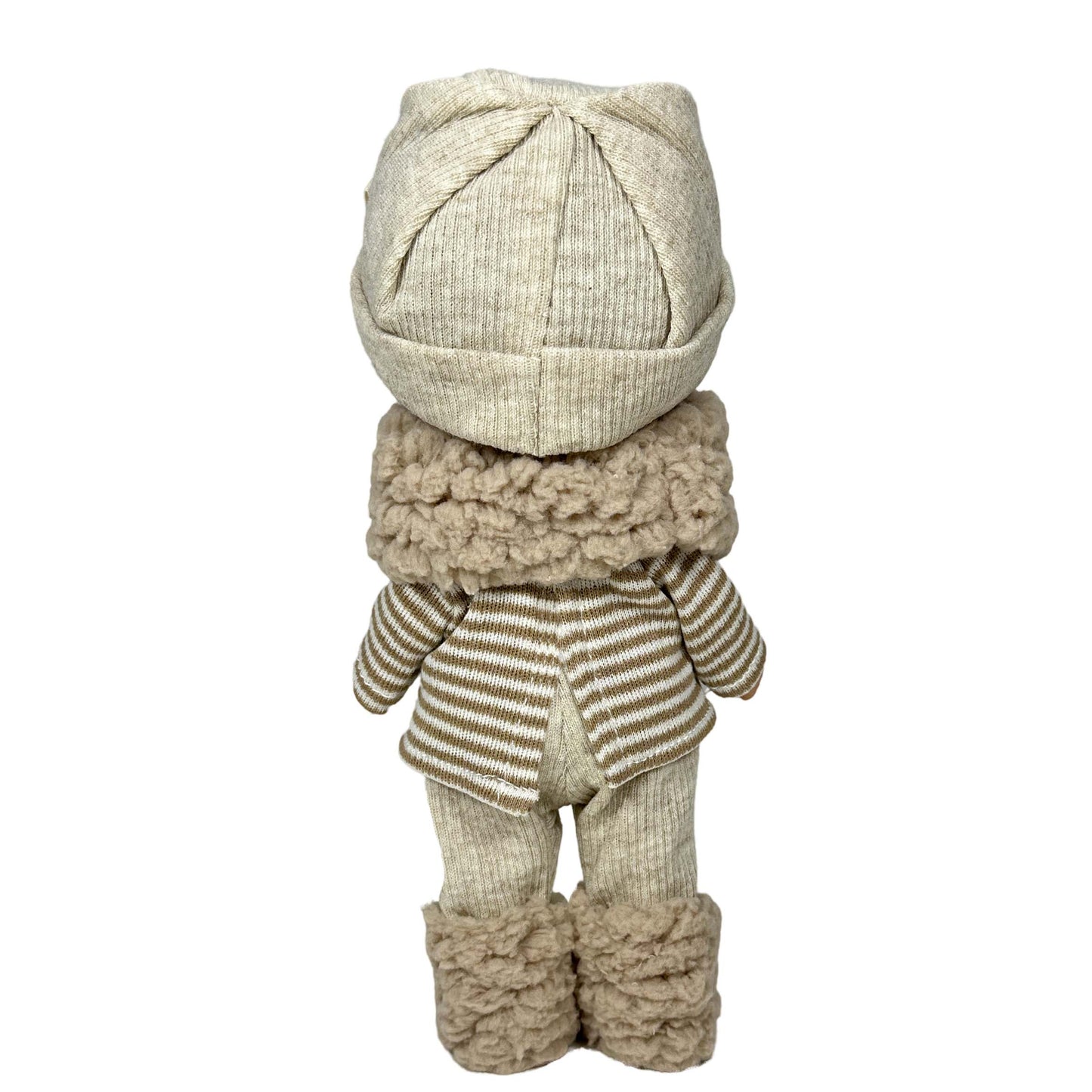 Vinyldocka 23 cm beige (badbar) - Little MIO - handgjord i Spanien