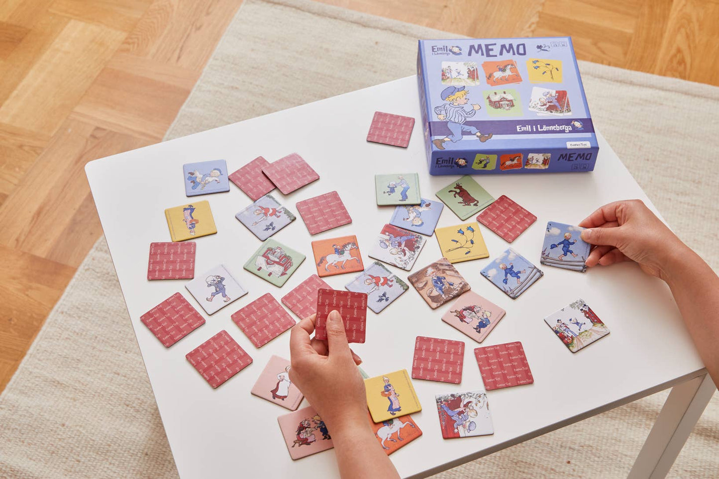 Memoryspel för barn – Emil i Lönneberga