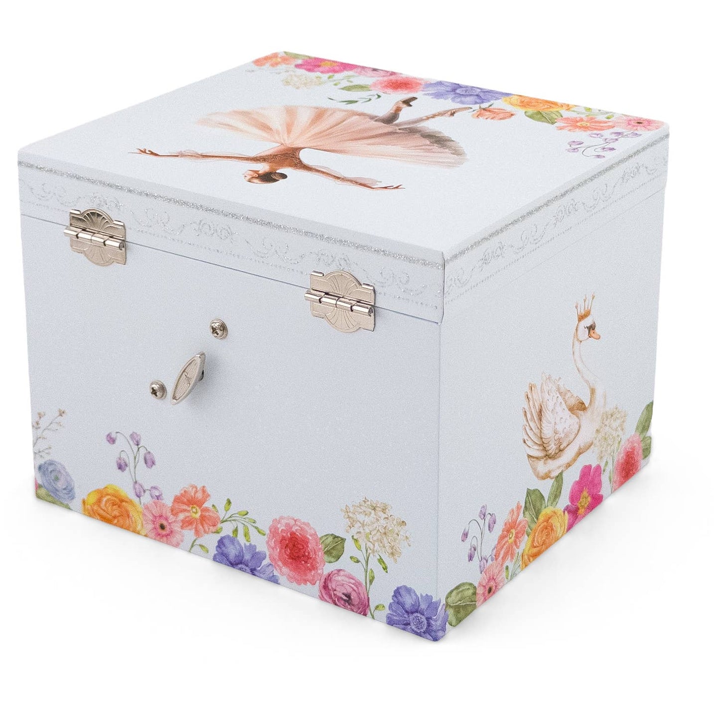 Musiksmyckeskrin för barn – Ballerina med 2 lådor