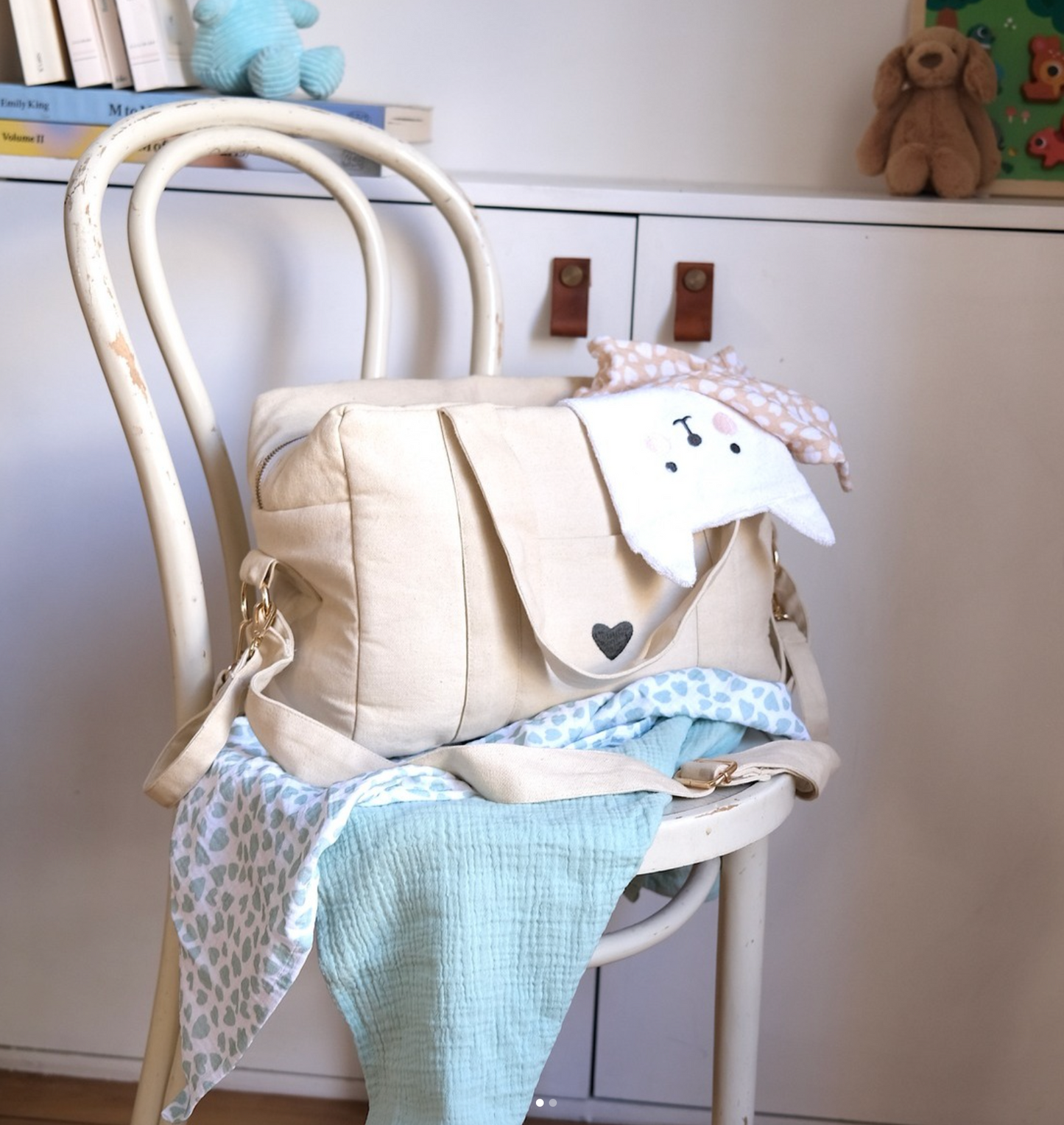 Diaper bag Eugène et Gribouille | Sylvie Thiriez