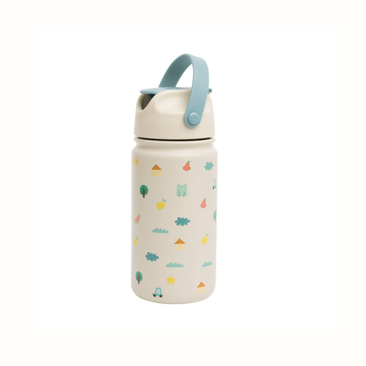 Insulated water bottle for kids – Tiny Bits stainless steel from The Cotton Cloud