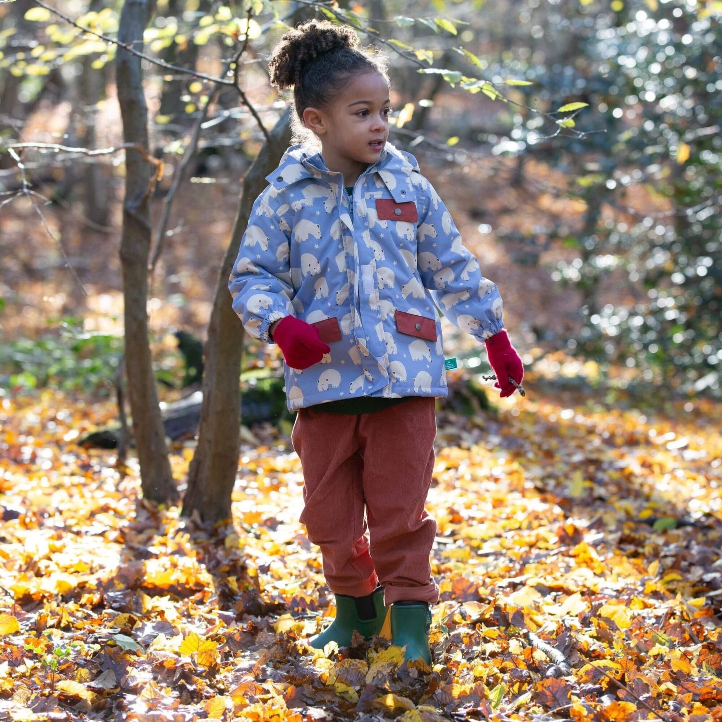 Vinterjacka barn – Snow Bears Recycled Waterproof (100% återvunnen, vattentät 5 000 mm) | Little Green Radicals