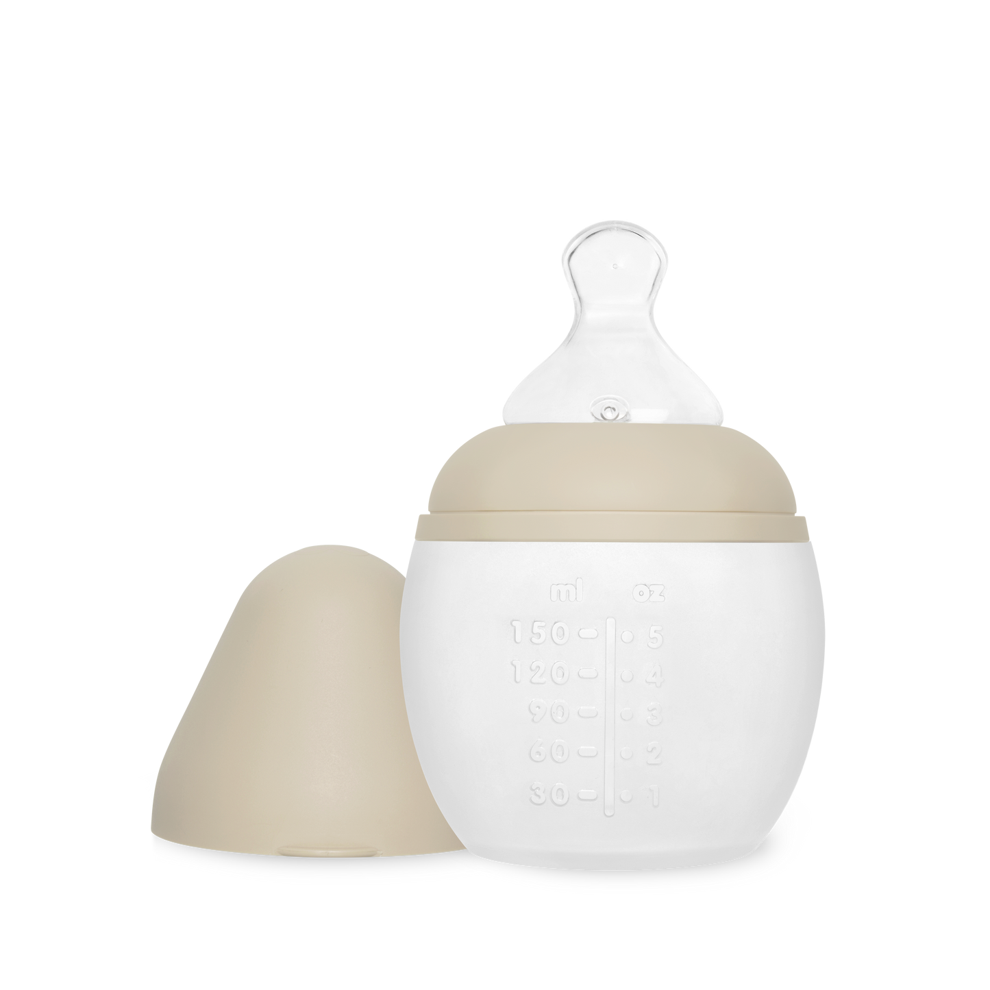 Nappflaska nyfödd Sand 150 ml (0–24 månader) – Élhea | BPA-fri & Antikolik