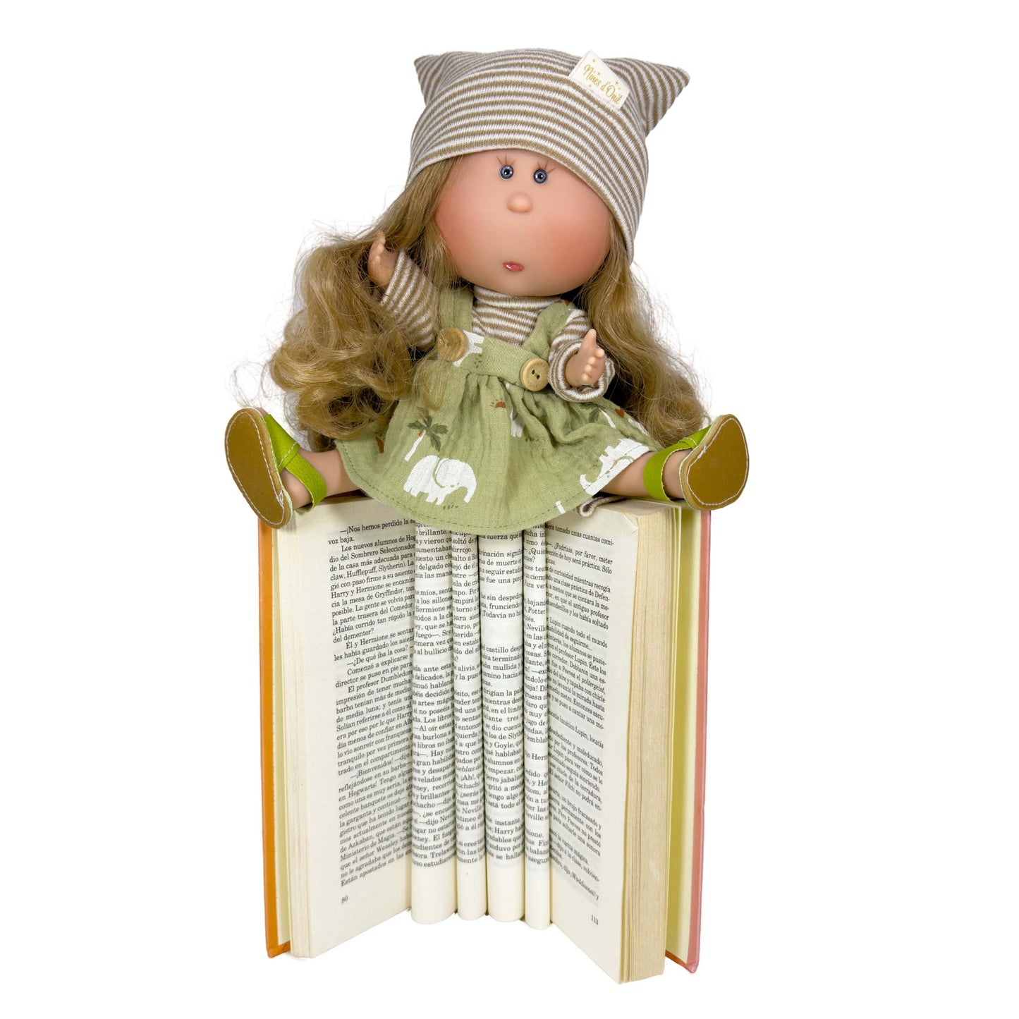 Docka “Mia – My Doll Farmer” 30 cm – handgjorda badbar vinyl