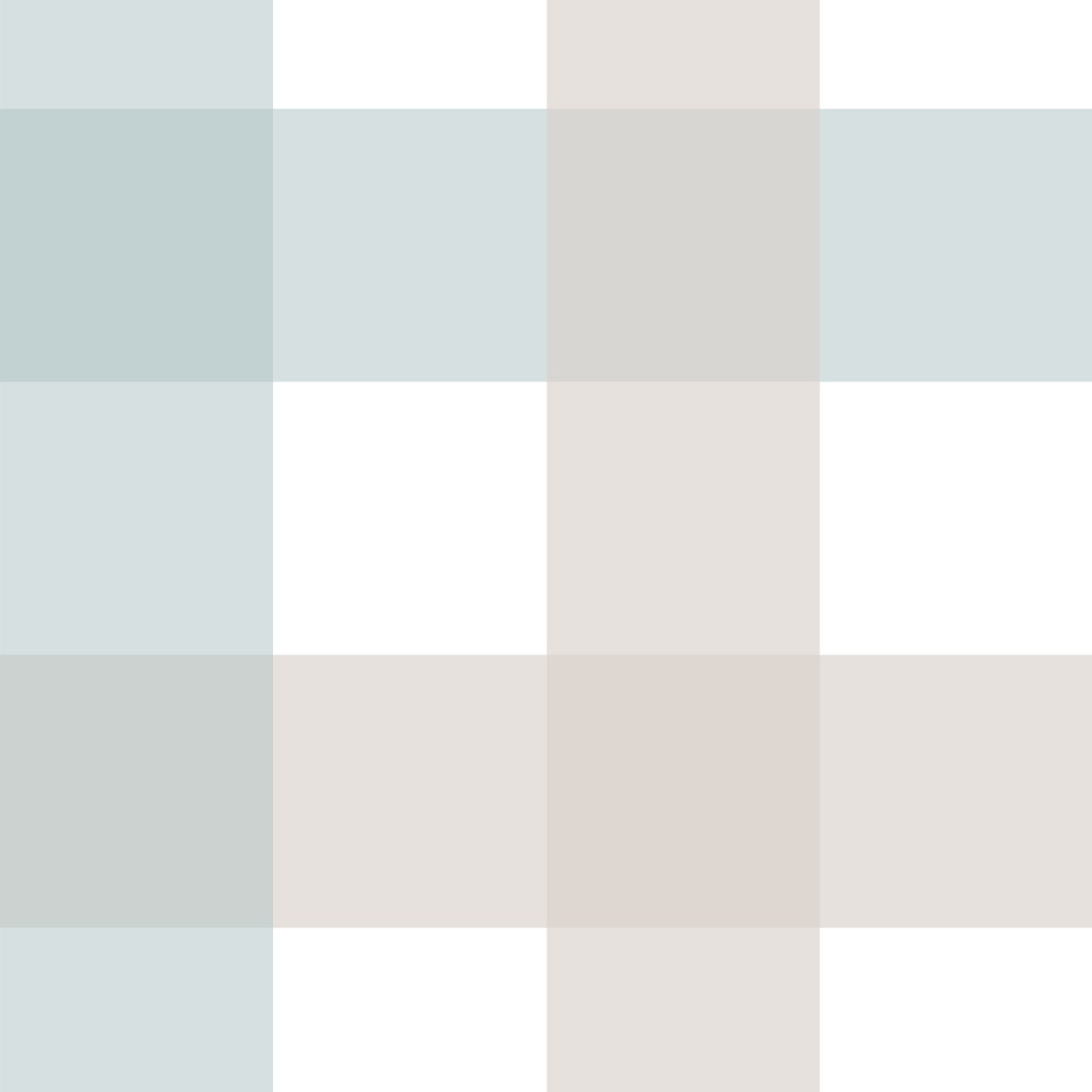 Tapet Barnrum - Provence Check Beige/Blue | Stor Rutig | Remsa 280×100 cm