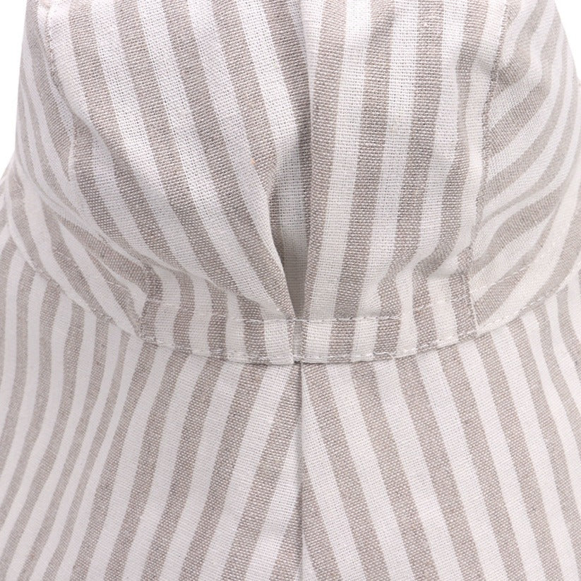 Storbrättad solhatt för bebisar och småbarn till vår/sommar! Bucket Hat i bomullslinne för stranden från 2m-4år
