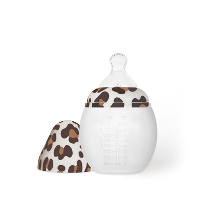 Nappflaska Leopard 240 ml (0–24 månader) – Élhea | BPA-fri & Antikolik