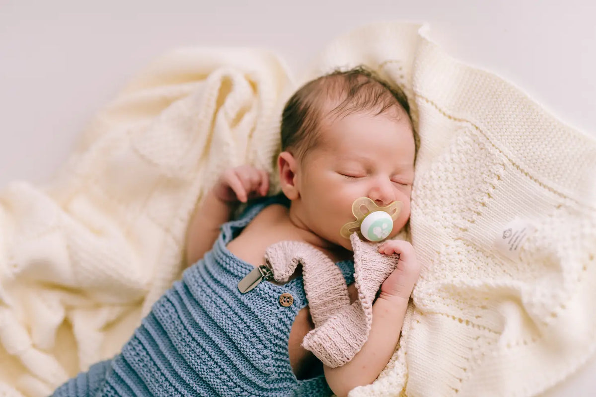 Babyfilt Ecru i ekologisk bomull – Micu Micu – micu micu – detaljbild 3