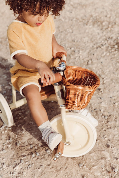 Cream Trehjuling Banwood Trike Premium Barn Cykel Pedaler 2–6 år Skandinavisk Design