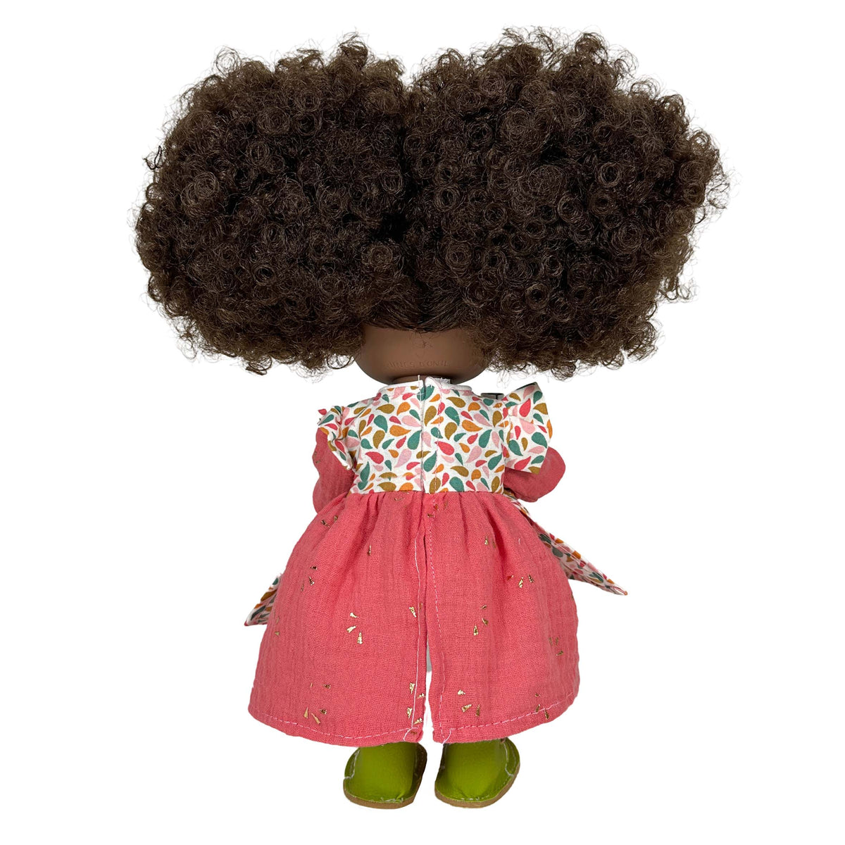 Vinyldocka Pippa Countryside – mörk hudton – Nines Artesanals d'Onil Dolls, bild 4