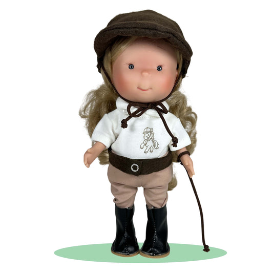 Handgjord docka Pippa Blonde – 30 cm – Nines Artesanals d'Onil Dolls