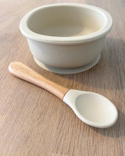 Måltidsset Arktisk Valross – skål & sked – BaraBaby – detaljbild 4