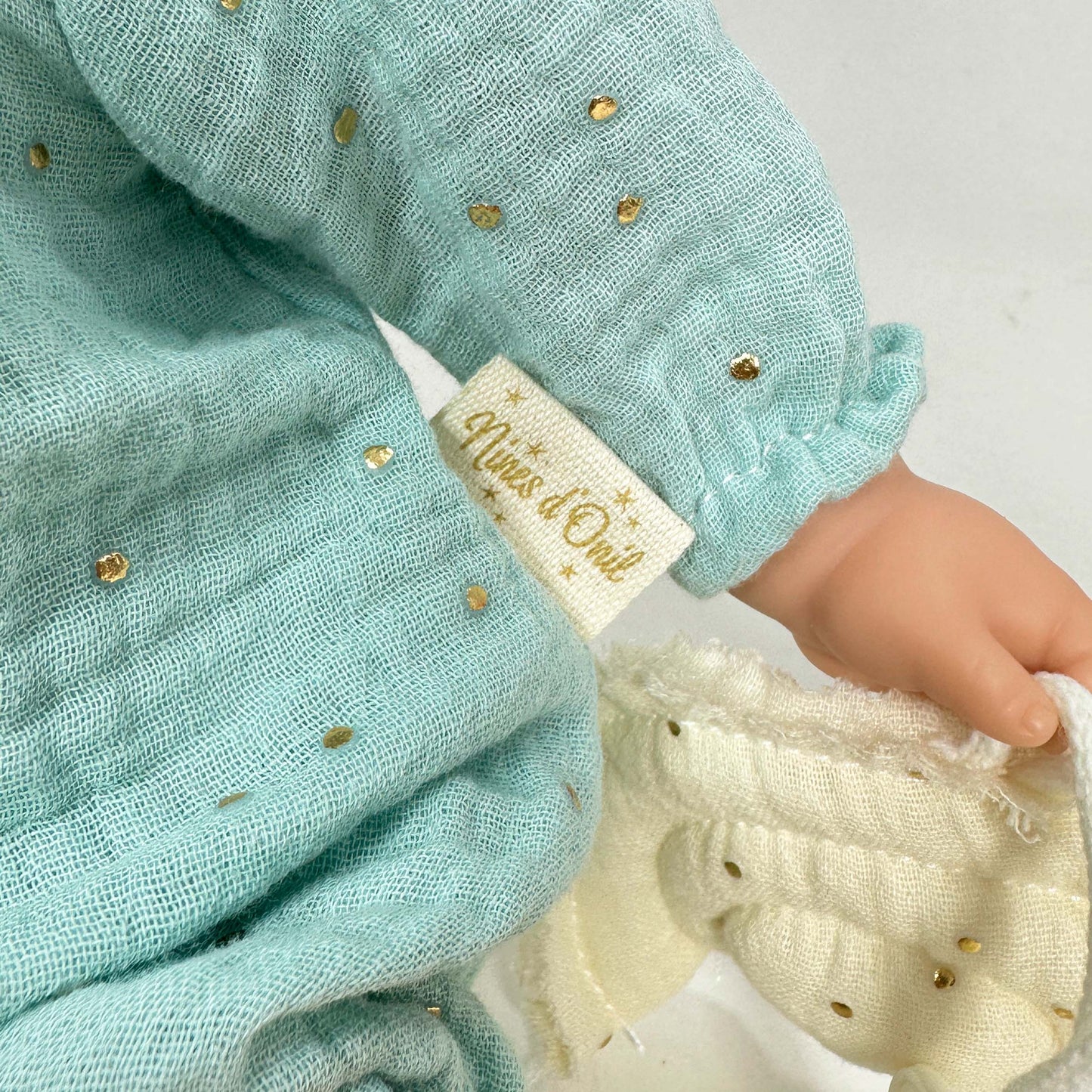 Handgjord bebisdocka för barn – Little Susette Mint Docka 40 cm