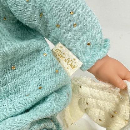Handgjord bebisdocka för barn – Little Susette Mint Docka 40 cm