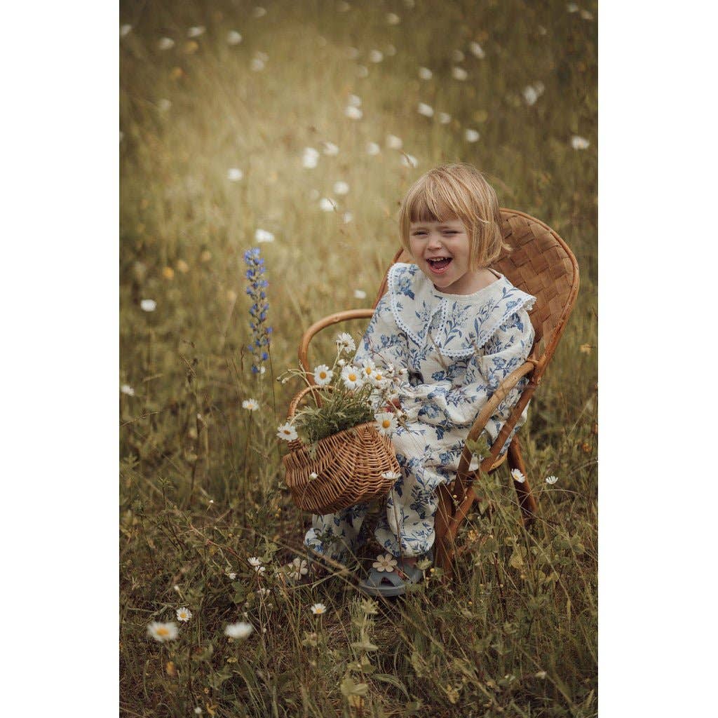 Bloom blus i ekologisk muslin – Lil' Paradise Copenhagen – detaljbild 4