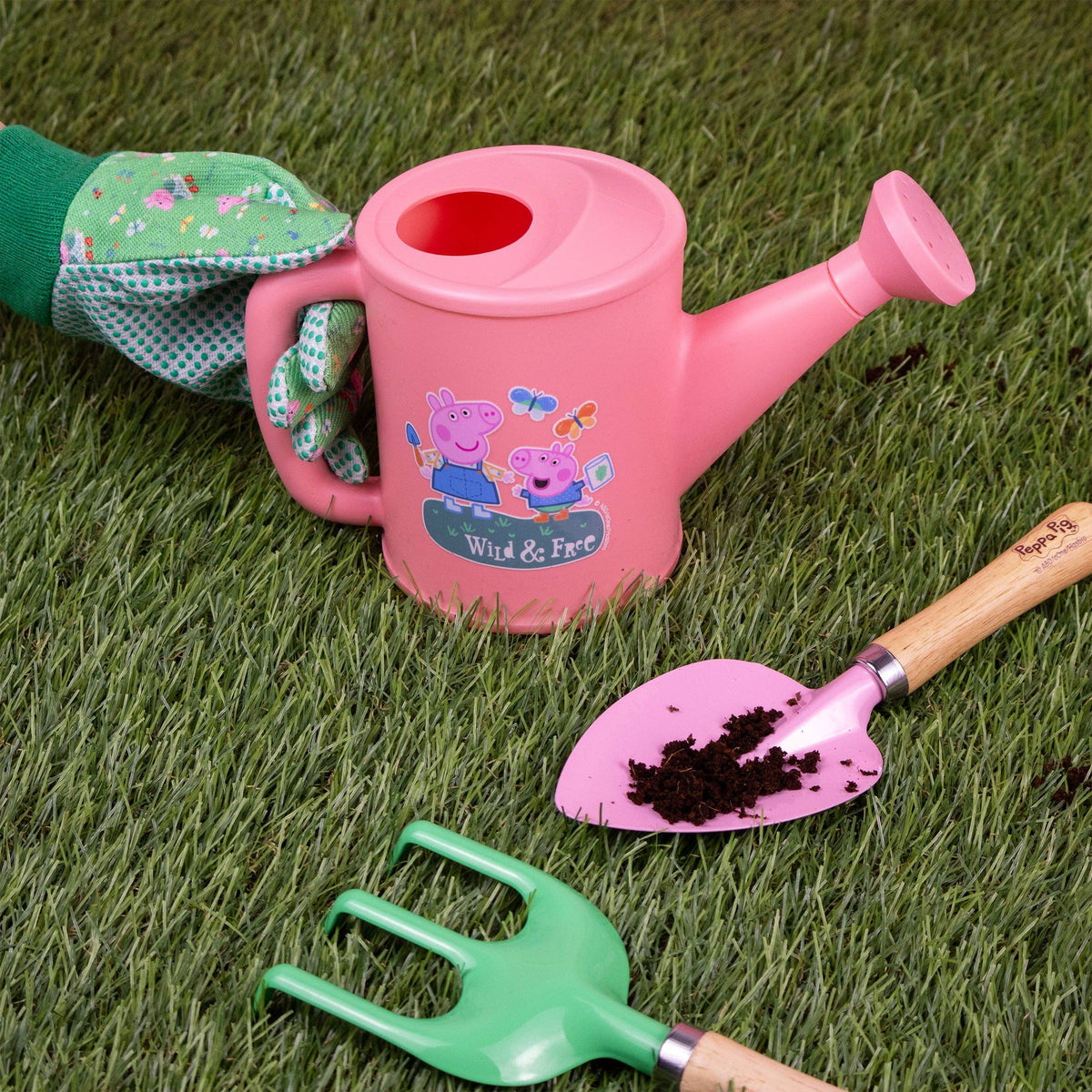 Peppa Pig trädgårdsset för barn – 5 delar – produktbild 2