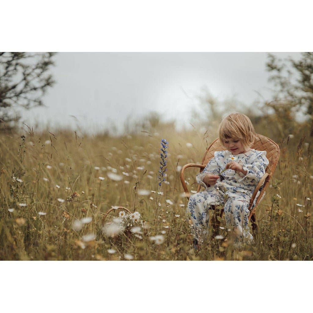 Bloom blus i ekologisk muslin – Lil' Paradise Copenhagen – detaljbild 6