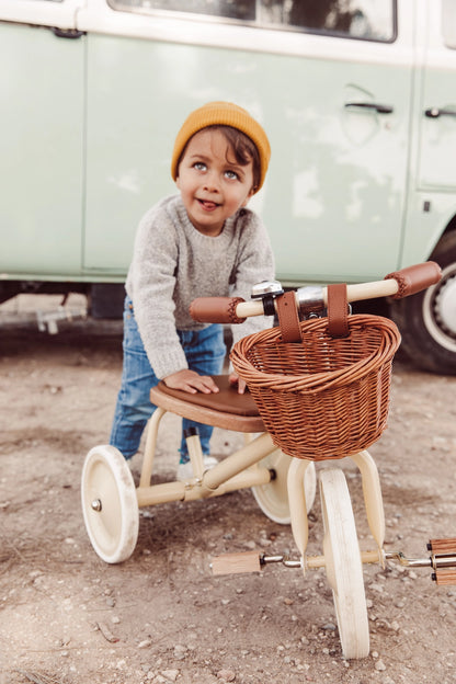 Cream Trehjuling Banwood Trike Premium Barn Cykel Pedaler 2–6 år Skandinavisk Design