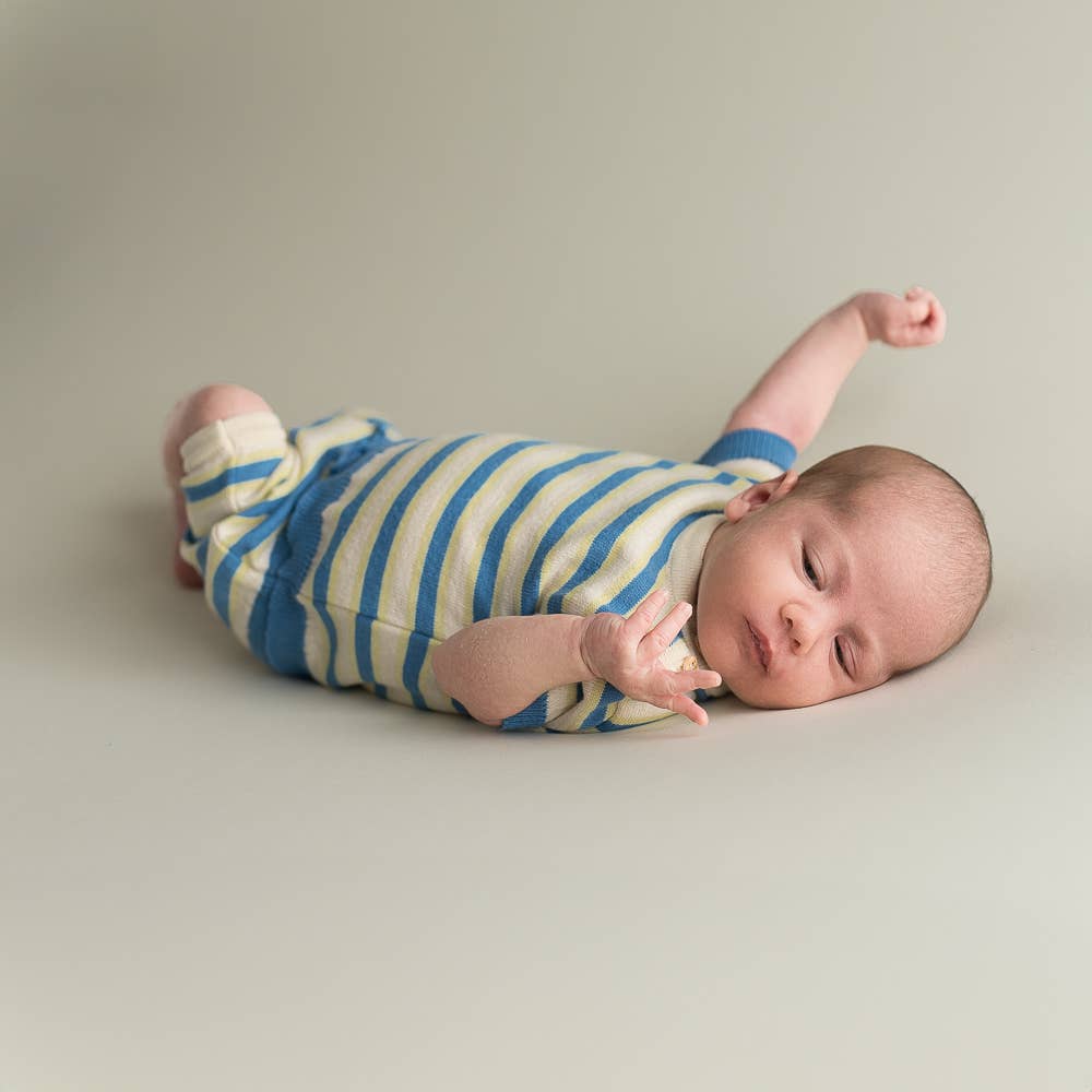 Babyset Royal Blue i ekologisk bomull | Micu Micu