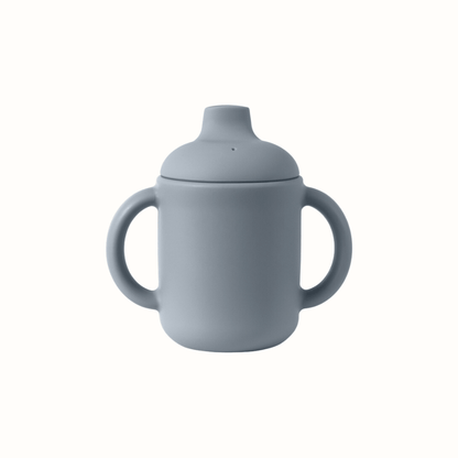 Barababy Gender Neutral Sage Baby Silicone Mug - Real Training Mug 