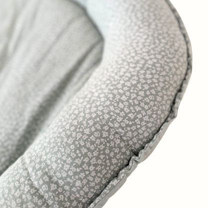 Babynest newborn – Mint in organic cotton 90x55