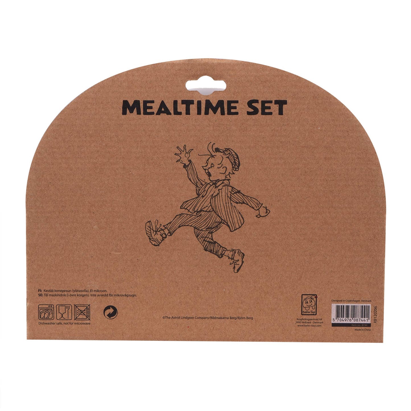 Emil i Lönneberga melamin måltidsset för barn – 5 delar