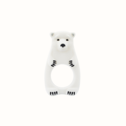 Only Baby Silicone Ice Bear Baby Teether - Nordic style, perfect for newborns, soothing during teething, ecological and safe, BPA free