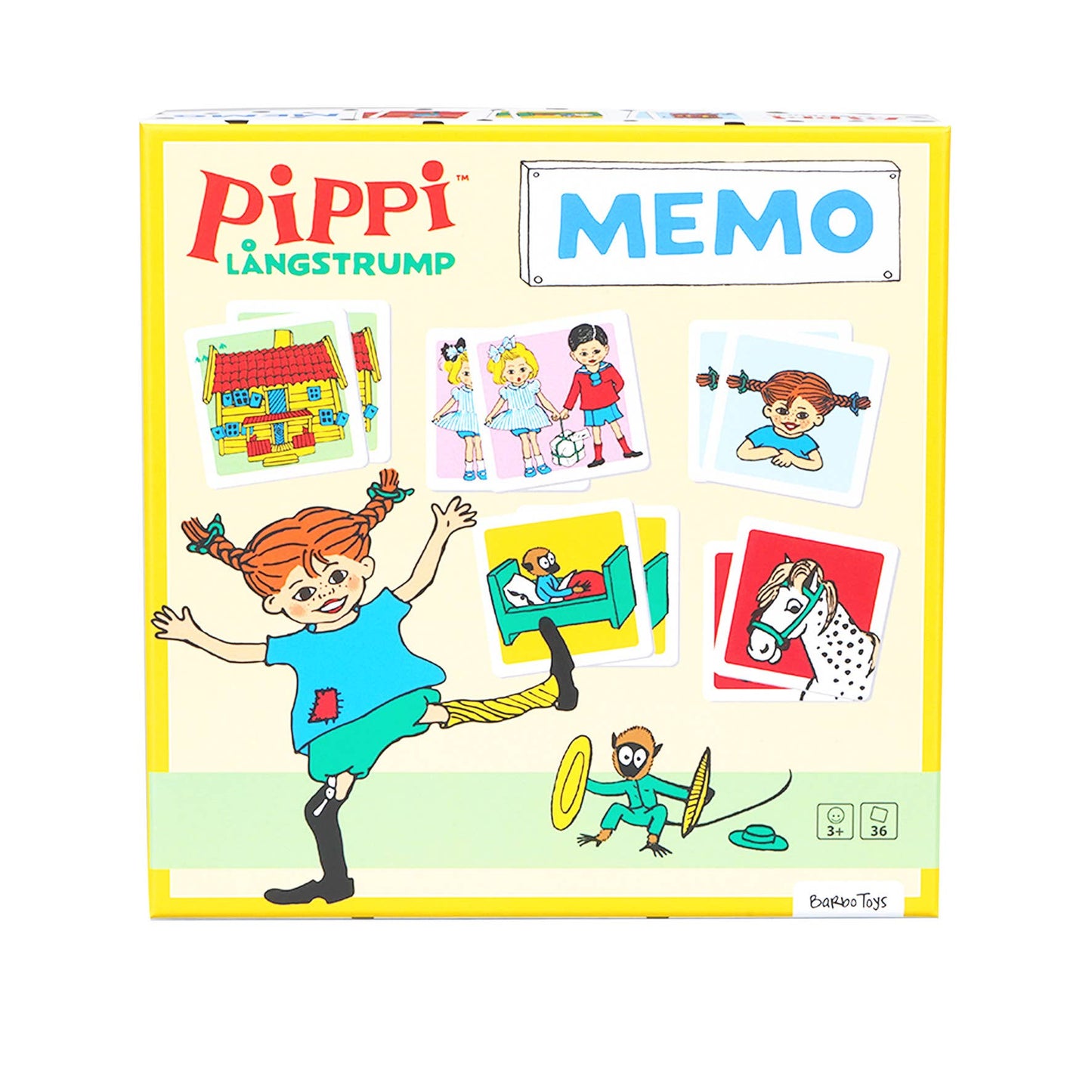 Memoryspel för barn – Pippi Långstrump