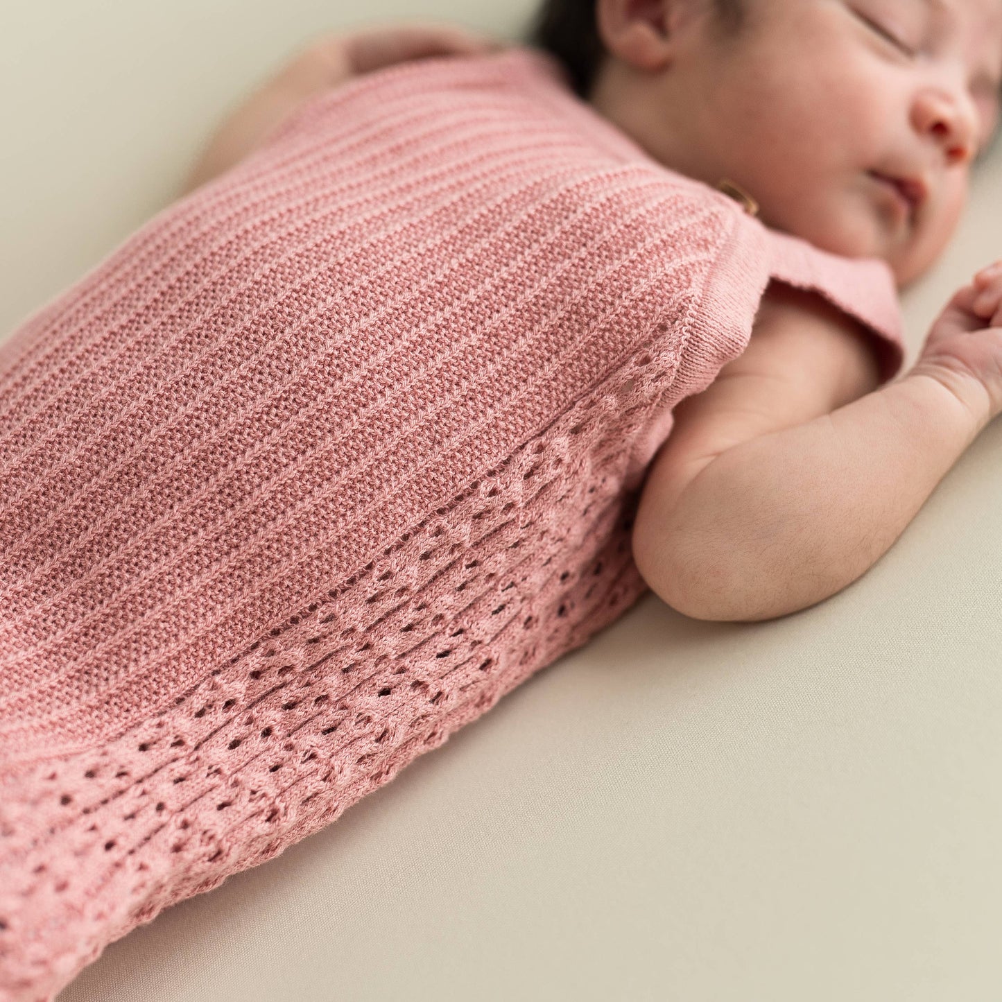 Romper i ekologisk bomull – Bubblegum Pink