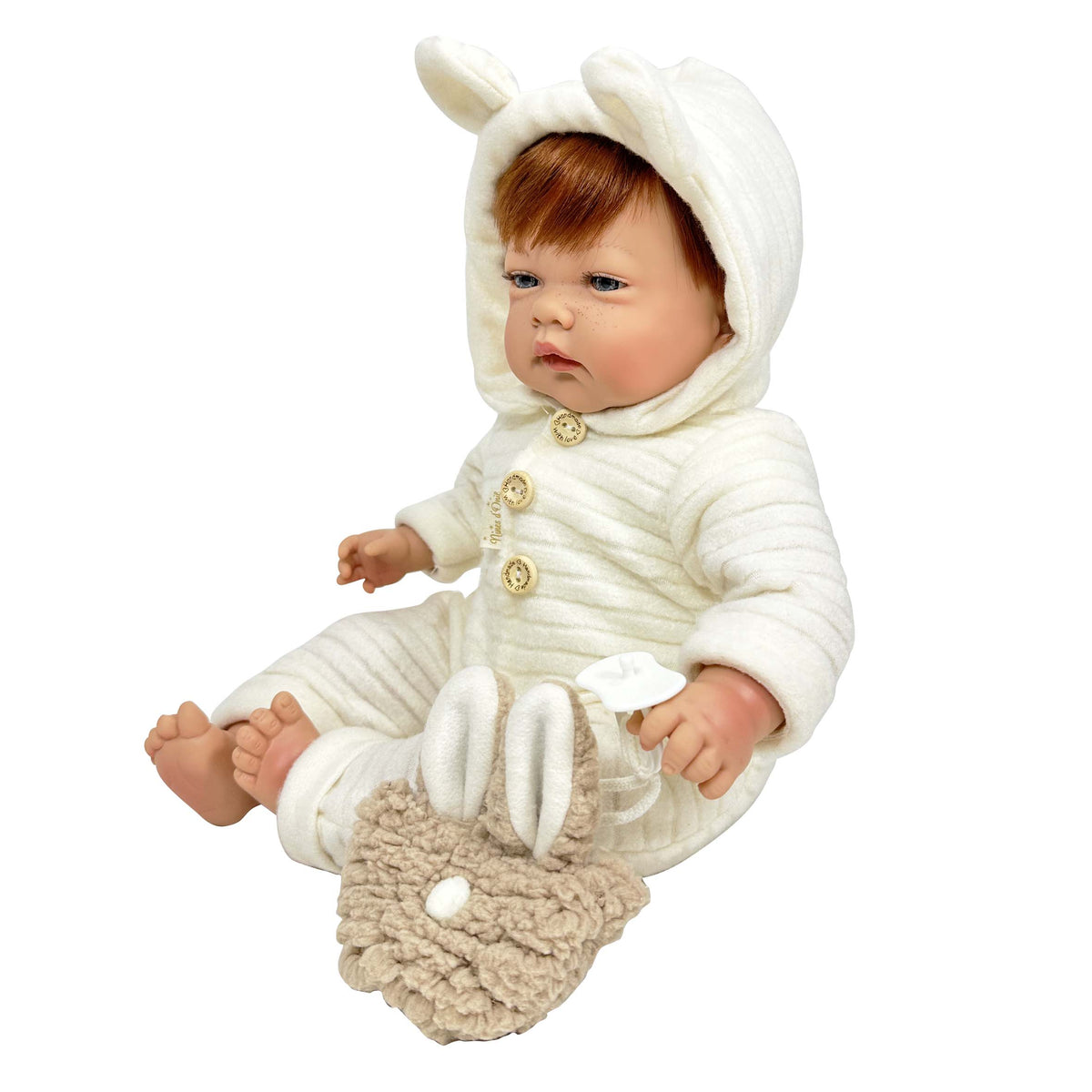 Docka Teddy – mjuk kropp, 45 cm