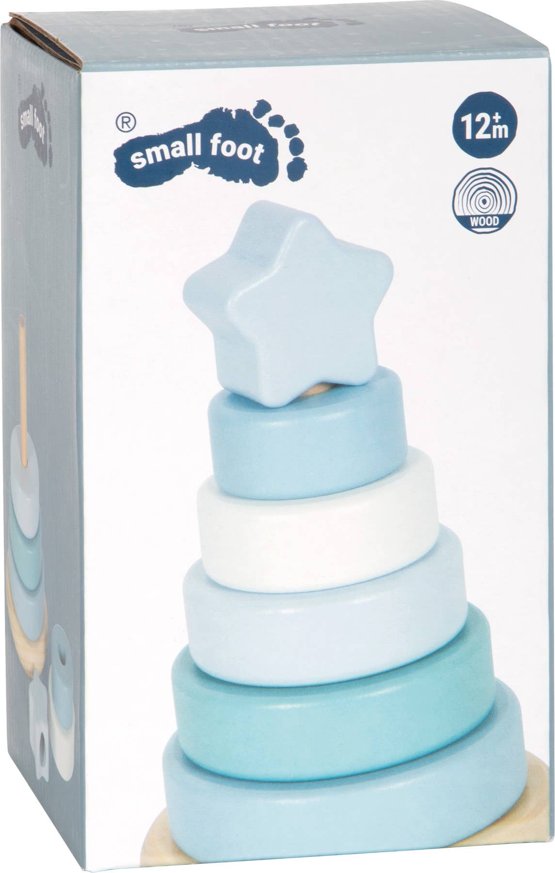 Stapeltorn blått med stjärna – small foot, bild 6