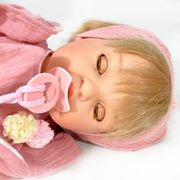 Noa Pink handgjord docka – 45 cm – produktbild 3