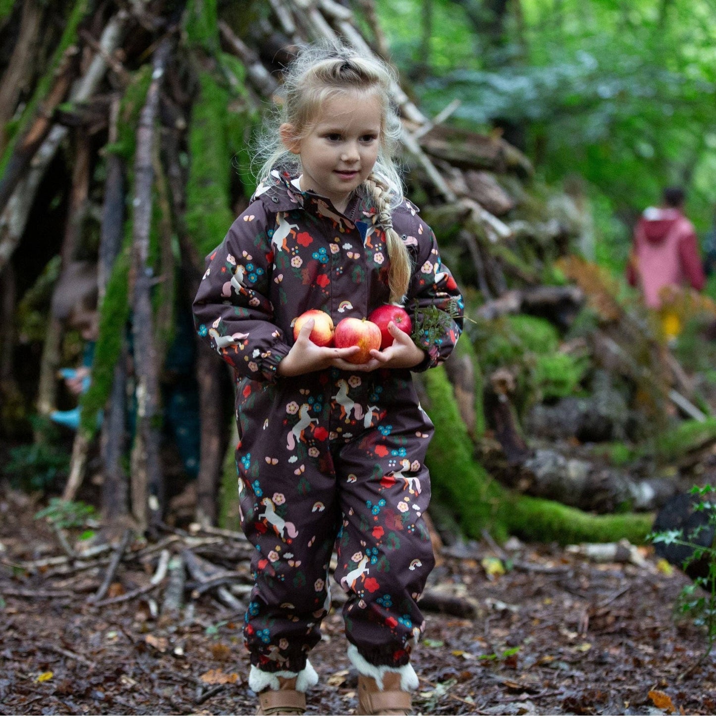 Vinteroverall barn – Magic Forest, återvunnen & vattentät 5 000 mm | Little Green Radicals
