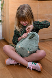 Barnryggsäck Pedro Pear i frotté – the cotton cloud – detaljbild 7
