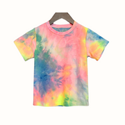 ART T-shirt för barn – fluorescerande print – BaraBaby – detaljbild 5