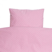 Ekologiskt bäddset junior – Pink Dotty – Summerville organic – detaljbild 2