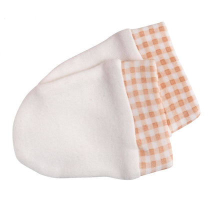 Ekologisk baby mössa och vantar för nyfödd – Sauthon Botanica Nude