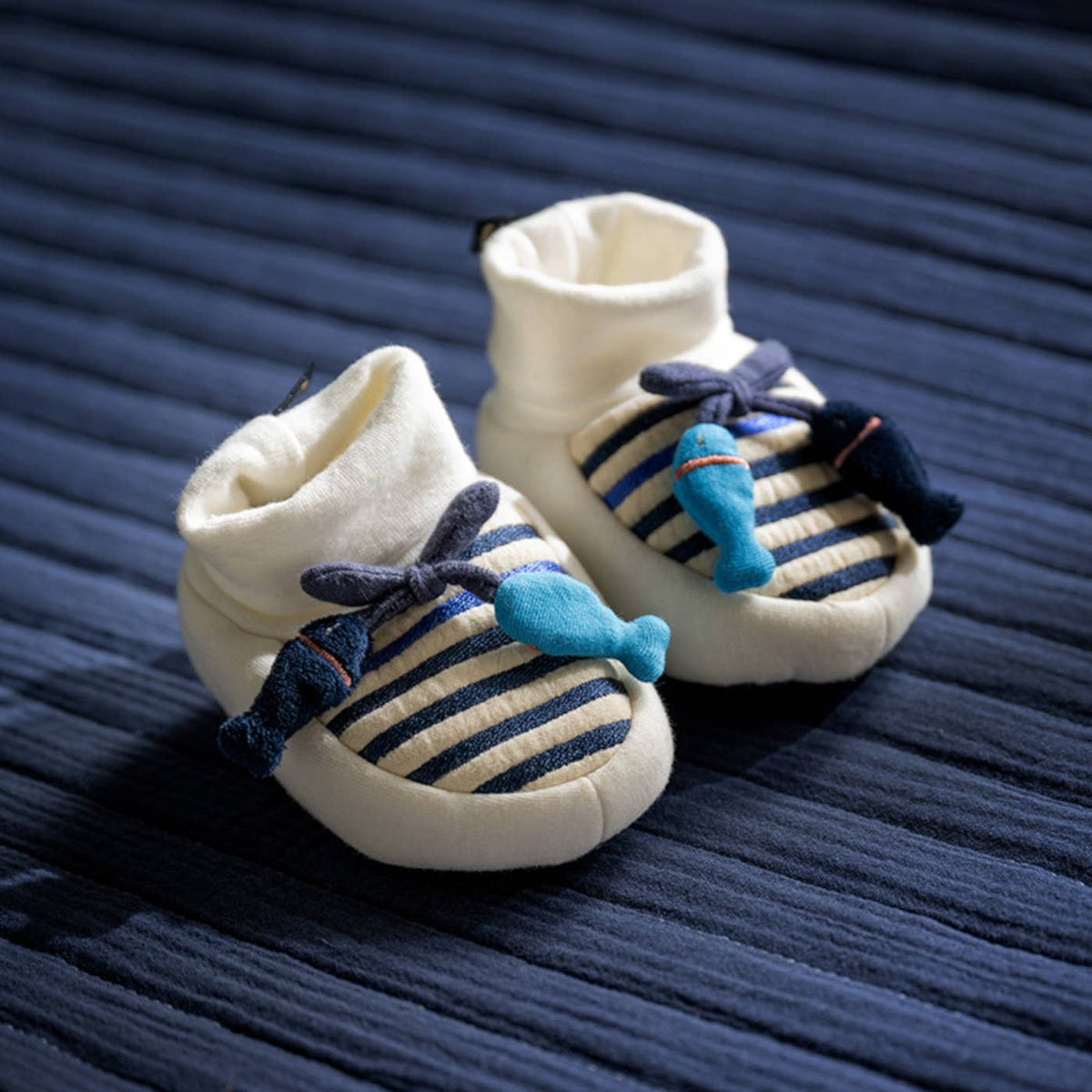 Babytofflor Fish Sailor 0–6 mån | Sauthon – produktbild 3