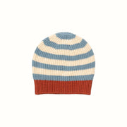 Stickad barnmössa – Blue Stripe – Little Green Radicals EU