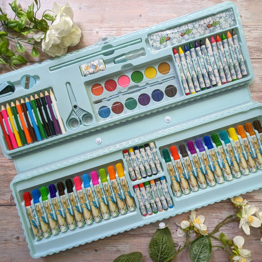 Peter Rabbit målar- och konstnärsset för barn – 87 delar (World of Beatrix Potter)