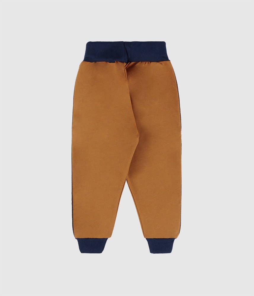 Randiga Mjukisbyxor för Barn | Pinstripe Trousers i Borstad Bomull