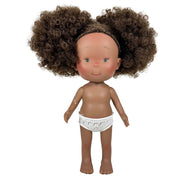 Vinyldocka Pippa Countryside – mörk hudton – Nines Artesanals d'Onil Dolls, bild 7