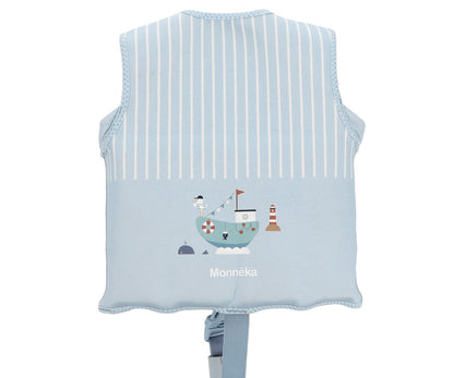 Simmväst Barn Tutete Fishing Boat 3–6 år – Flytväst för Pool & Hav