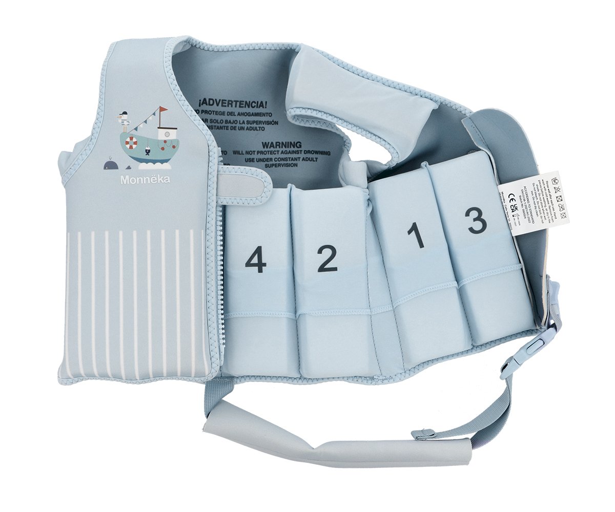 Simmväst Barn Tutete Fishing Boat 3–6 år – Flytväst för Pool & Hav