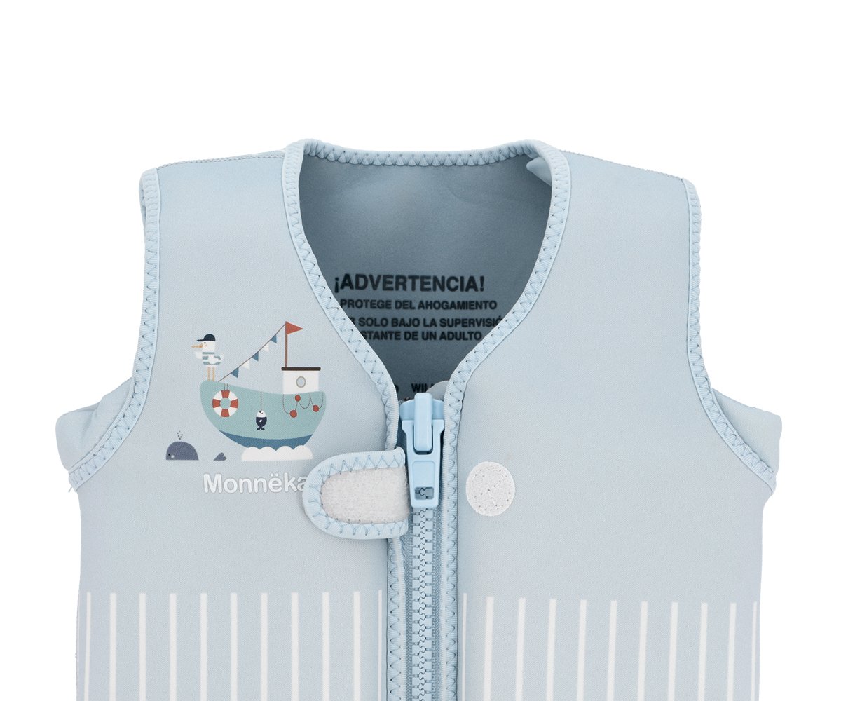 Simmväst Barn Tutete Fishing Boat 3–6 år – Flytväst för Pool & Hav