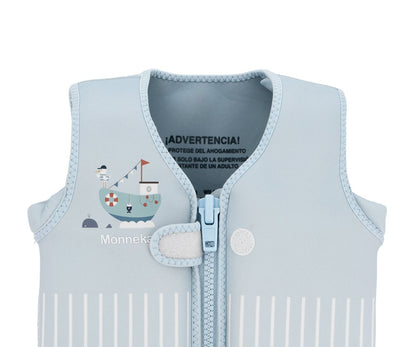 Simmväst Barn Tutete Fishing Boat 3–6 år – Flytväst för Pool & Hav