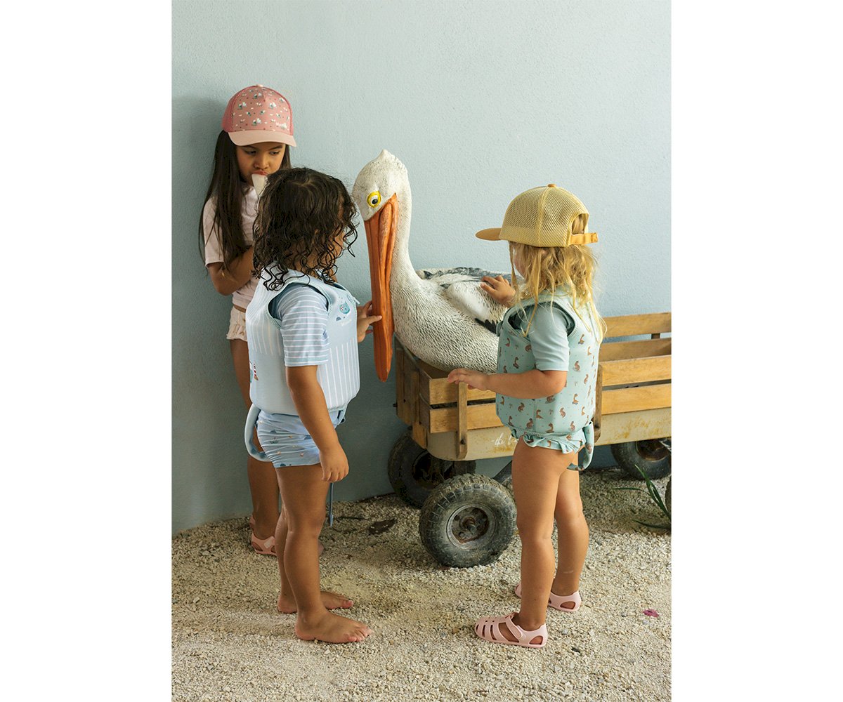 Simmväst Barn Tutete Fishing Boat 3–6 år – Flytväst för Pool & Hav