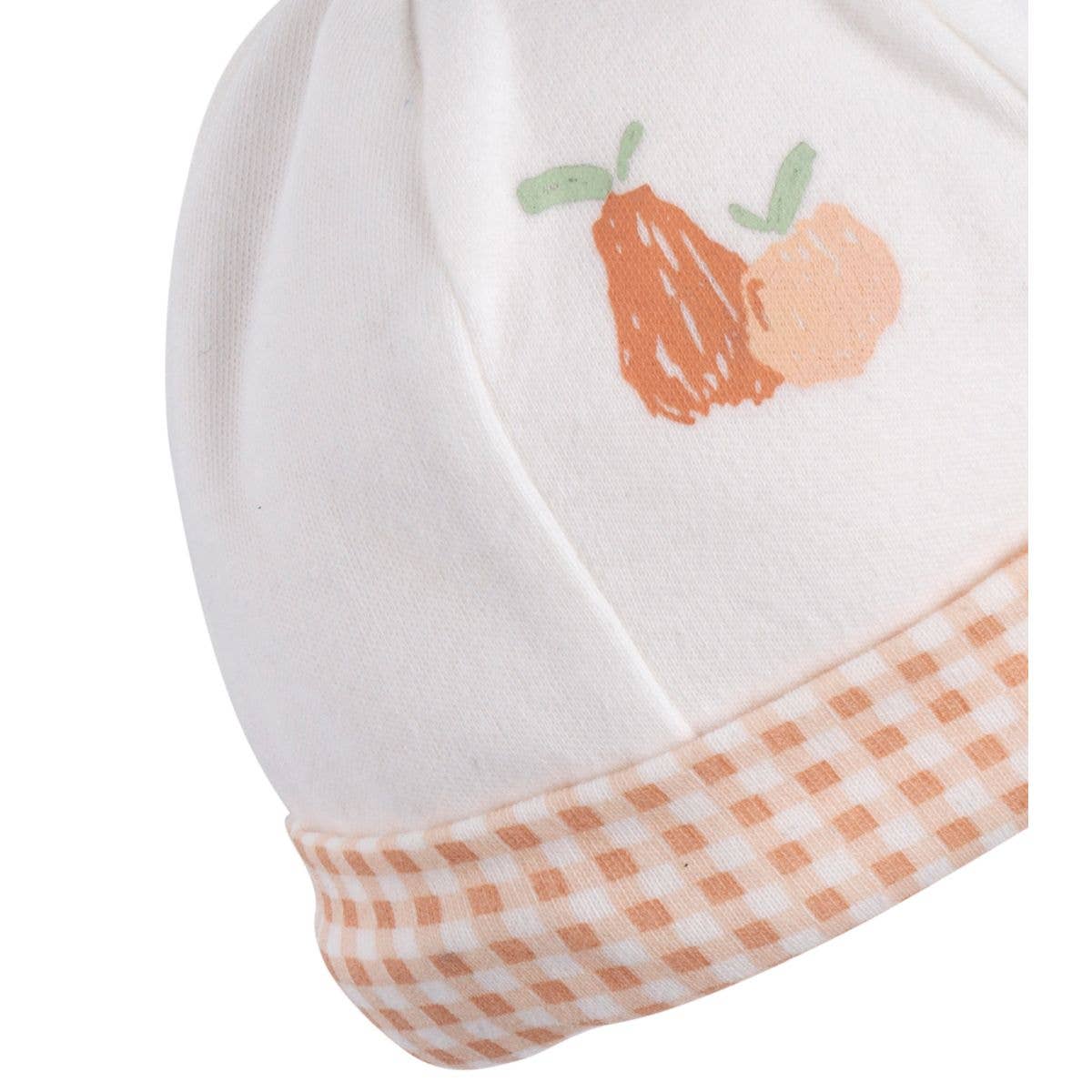 Ekologisk baby mössa och vantar för nyfödd – Sauthon Botanica Nude